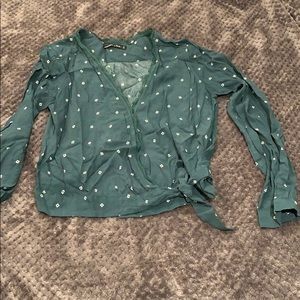 Abercrombie faux wrap top